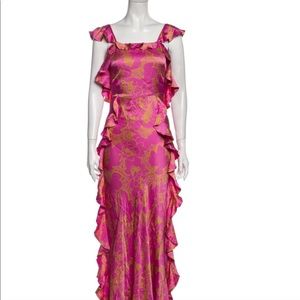 Tanya Taylor silk long dress worn once